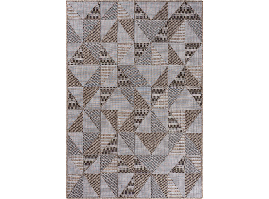 Kusový koberec TOLEDO Geometric - béžový/hnedý