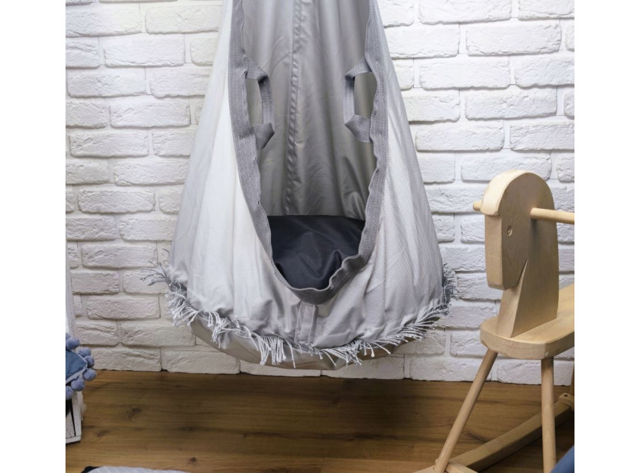Závesný vak LILI - sivý
