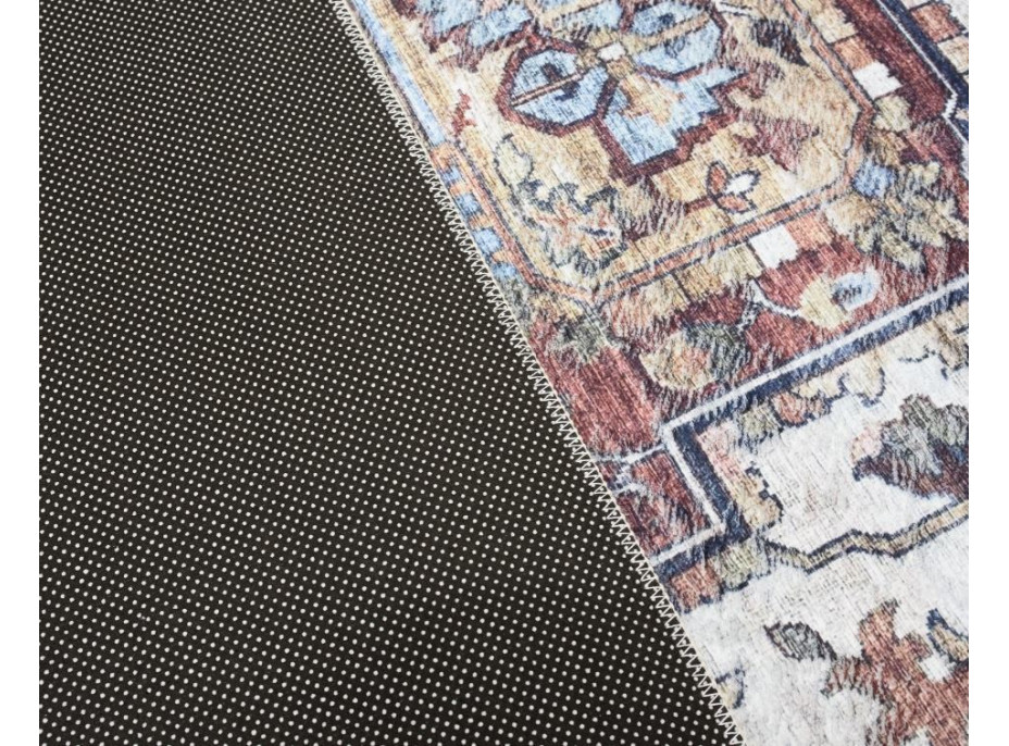 Kusový koberec FLANNEL PRINTED - Ornament - hnedý