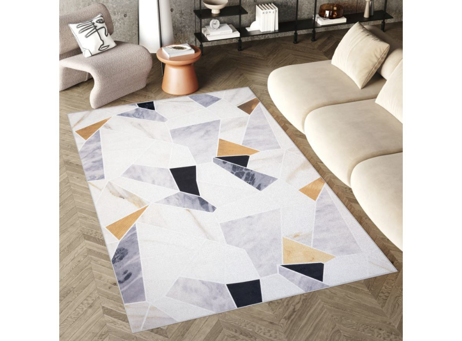 Kusový koberec FLANNEL PRINTED - Fragments