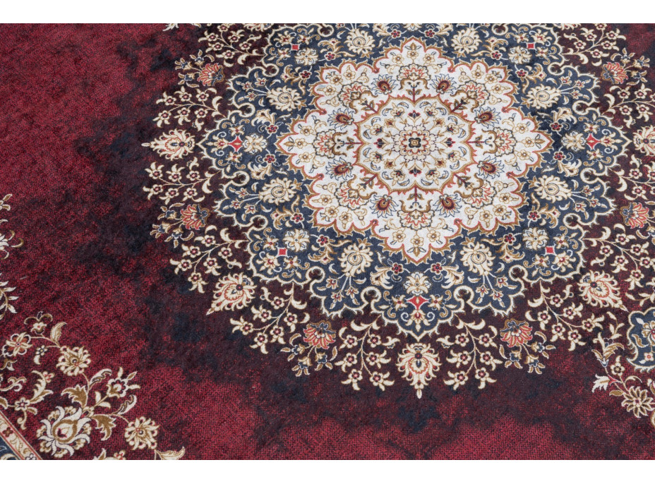 Kusový koberec VICTORIA Bursa - červený/krémový