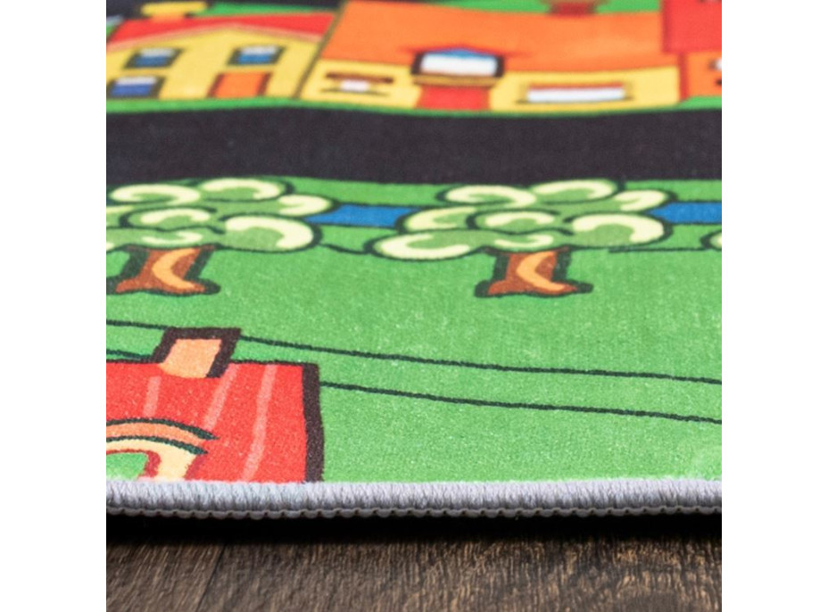 Detský kusový koberec FLANNEL PRINTED - City streets