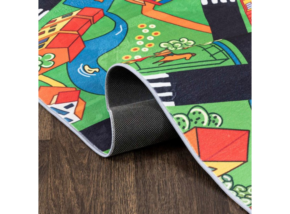 Detský kusový koberec FLANNEL PRINTED - City streets