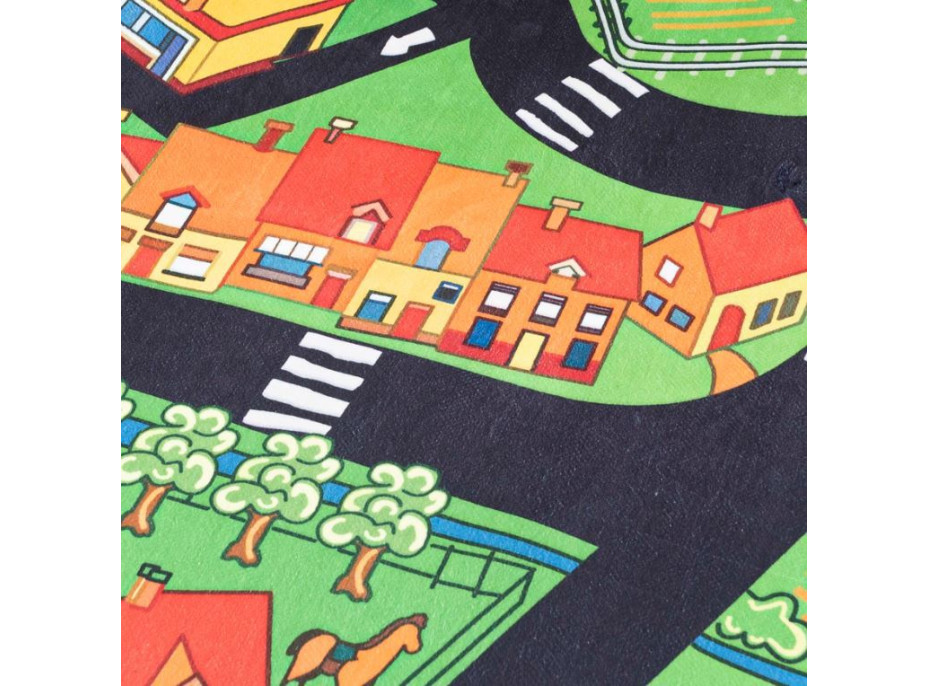 Detský kusový koberec FLANNEL PRINTED - City streets