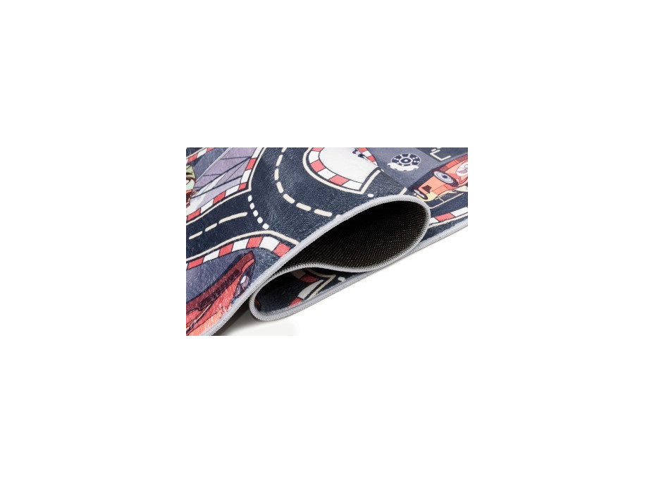 Detský kusový koberec FLANNEL PRINTED - Autá
