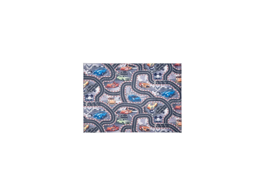 Detský kusový koberec FLANNEL PRINTED - Autá