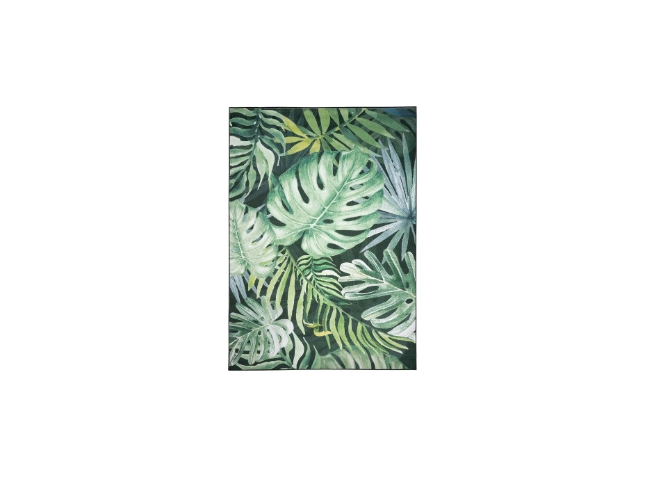 Kusový koberec FLANNEL PRINTED - Monstera