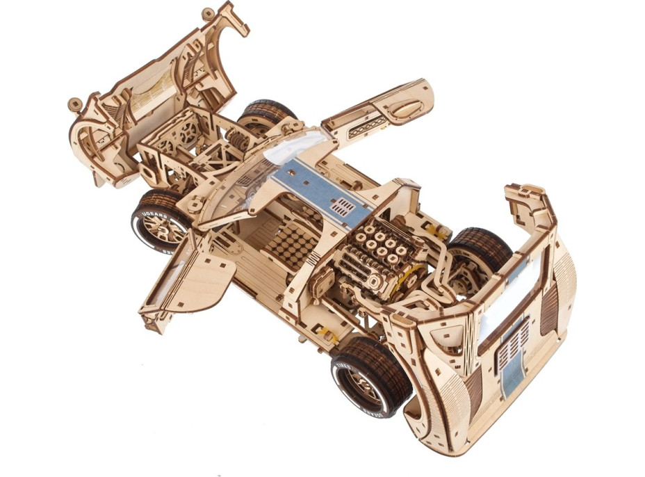 Ugears 3D drevené mechanické puzzle UGT-24 Endurance Racer