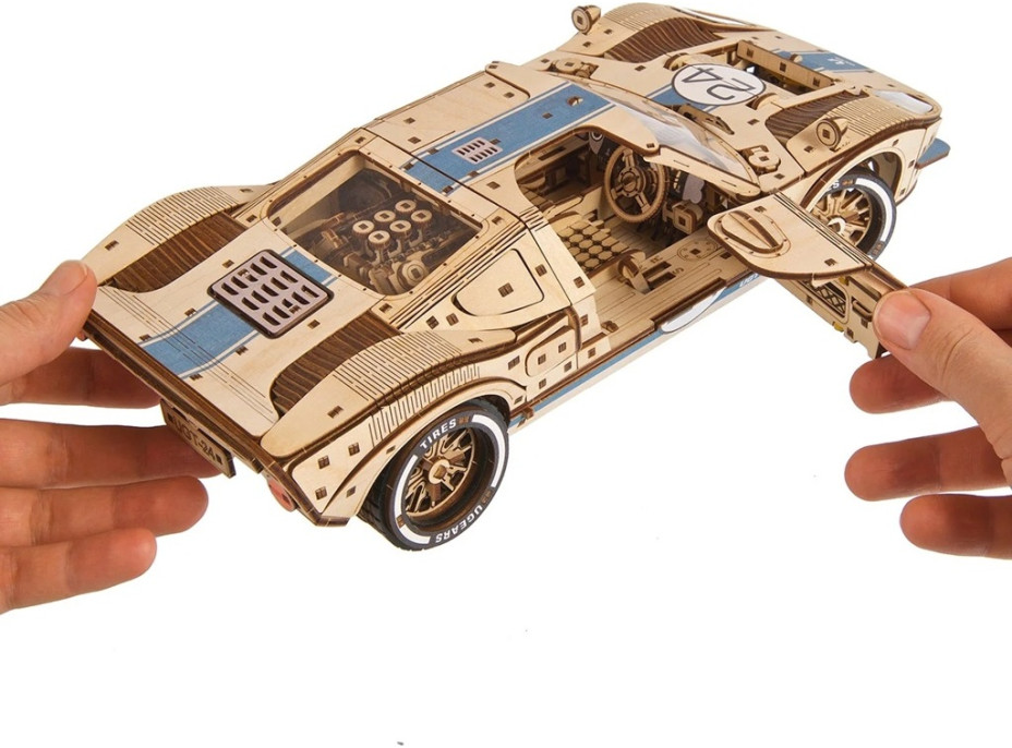 Ugears 3D drevené mechanické puzzle UGT-24 Endurance Racer