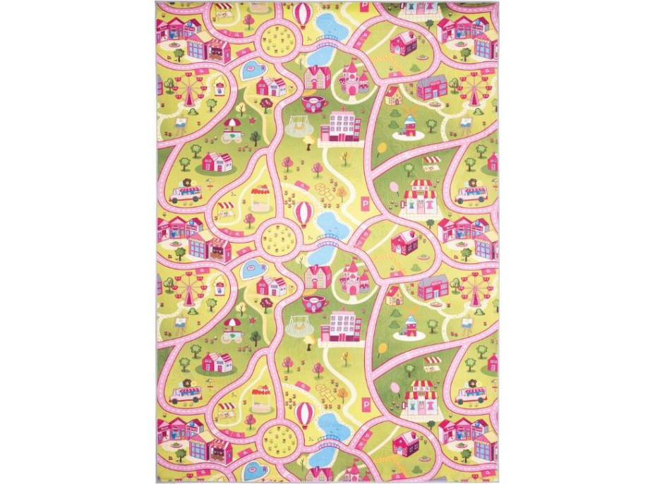 Detský kusový koberec FLANNEL PRINTED - Candy town