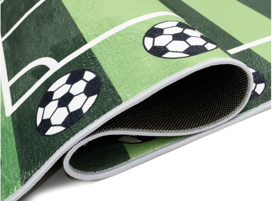 Dětský kusový koberec FLANNEL PRINTED - Fotbal