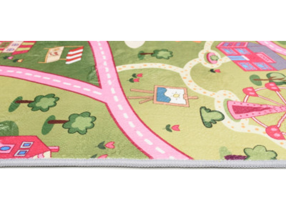 Dětský kusový koberec FLANNEL PRINTED - Candy town