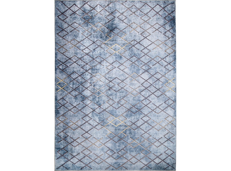 Kusový koberec TOSCANA Grid - sivý/hnedý