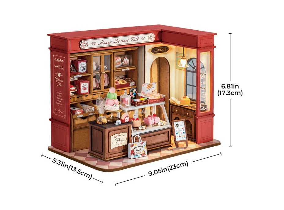 RoboTime Miniatúra domčeka Medová cukráreň
