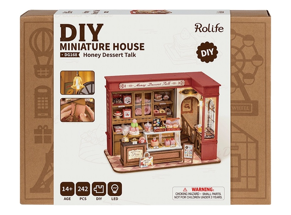RoboTime Miniatúra domčeka Medová cukráreň