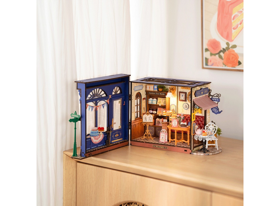 RoboTime Miniatúra domčeka Čajovňa pre chvíle pohody