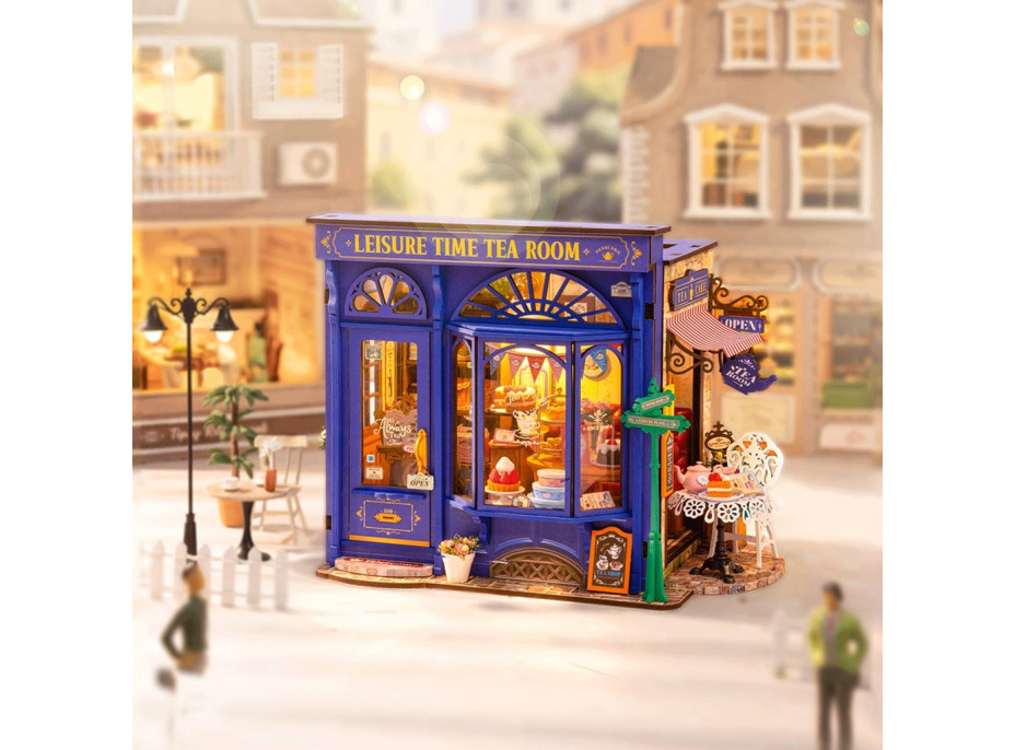 RoboTime Miniatúra domčeka Čajovňa pre chvíle pohody
