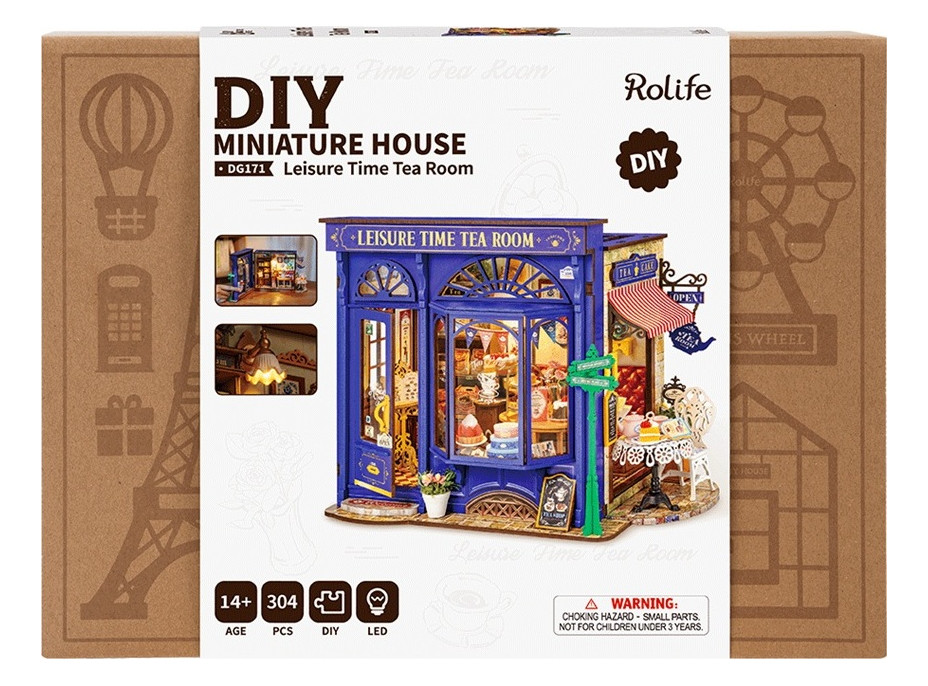 RoboTime Miniatúra domčeka Čajovňa pre chvíle pohody