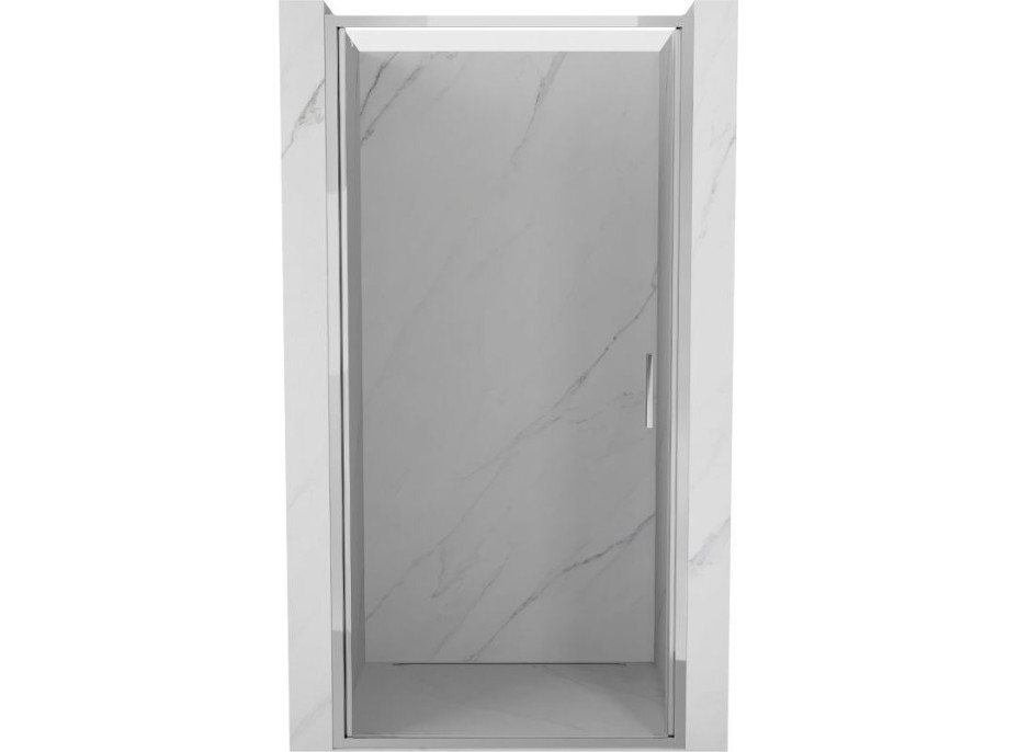 Sprchové dvere MEXEN EXO krídlové 75 cm - číre - chrómové - 817-075-000-01-00