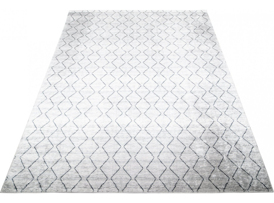 Kusový koberec TOSCANA Net - šedý