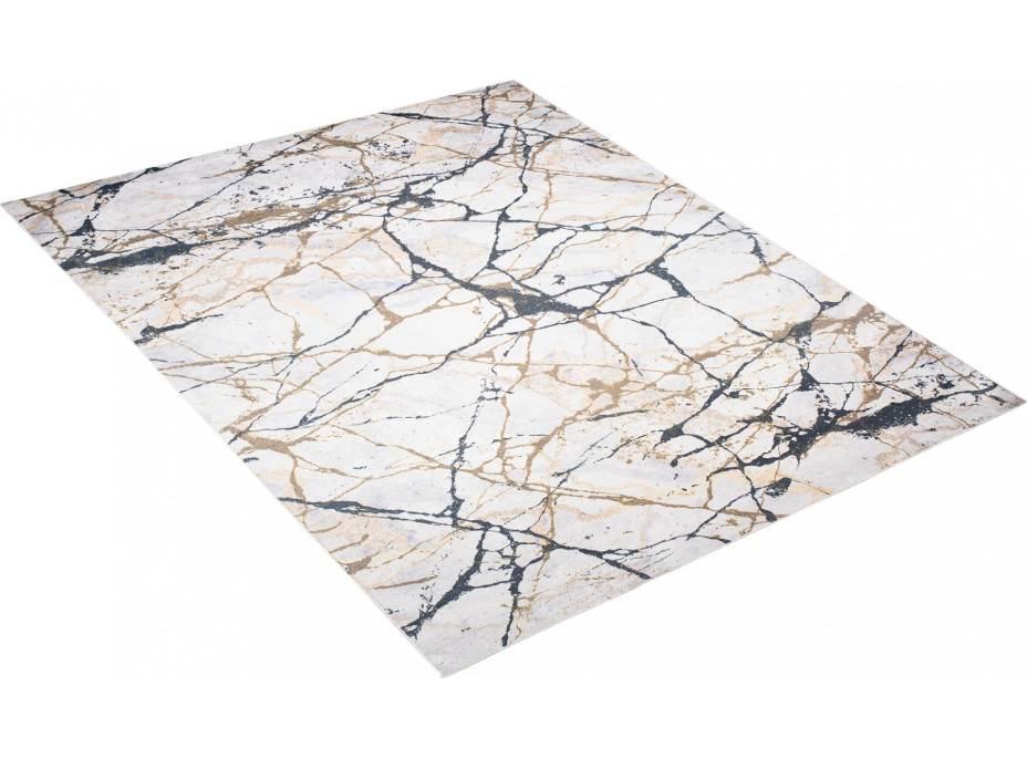 Kusový koberec TOSCANA Marble - krémový/čierny/béžový