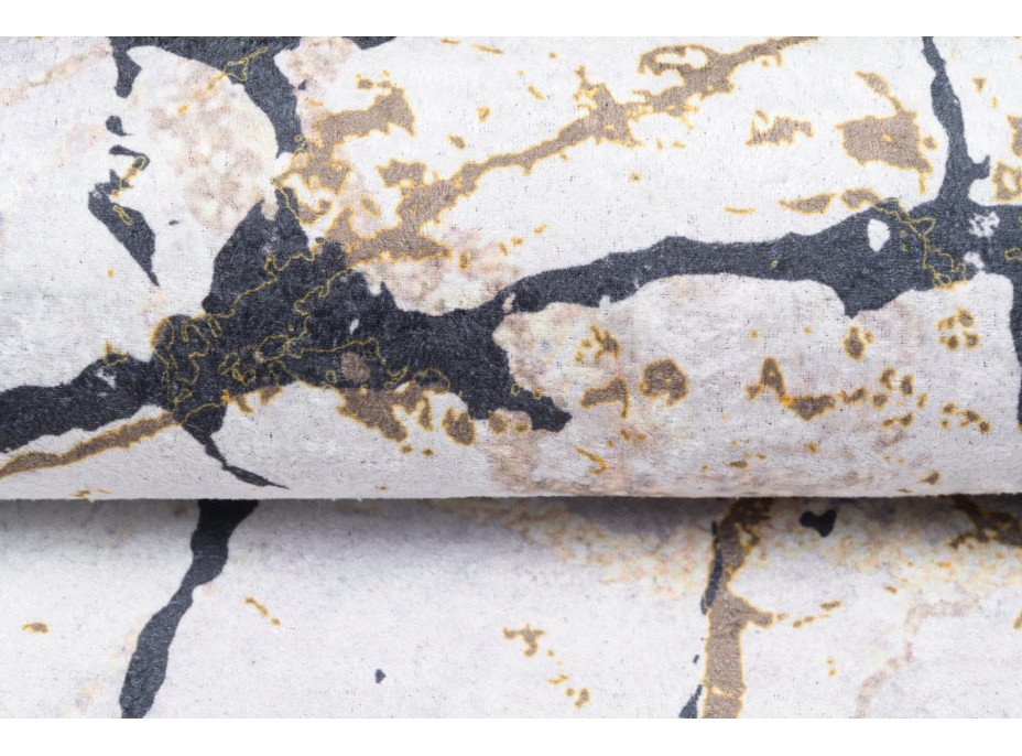 Kusový koberec TOSCANA Marble - krémový/čierny/béžový