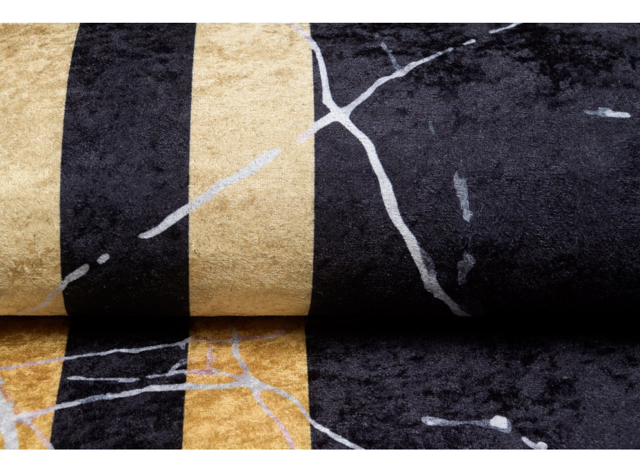 Kusový koberec TOSCANA Rim - černý/zlatý