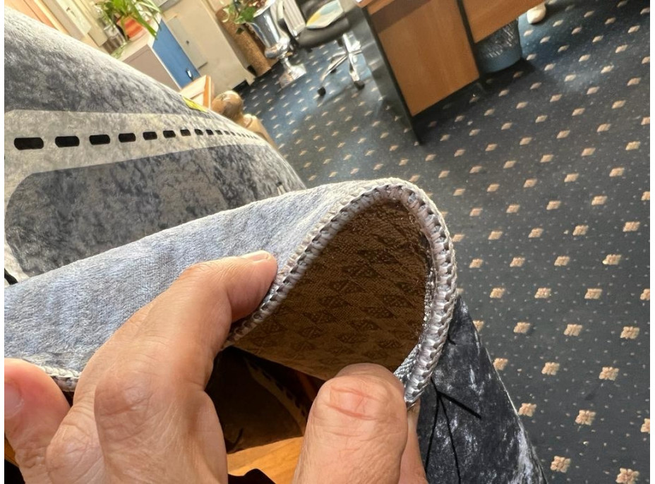 Kusový koberec TOSCANA Marble - krémový/černý/béžový