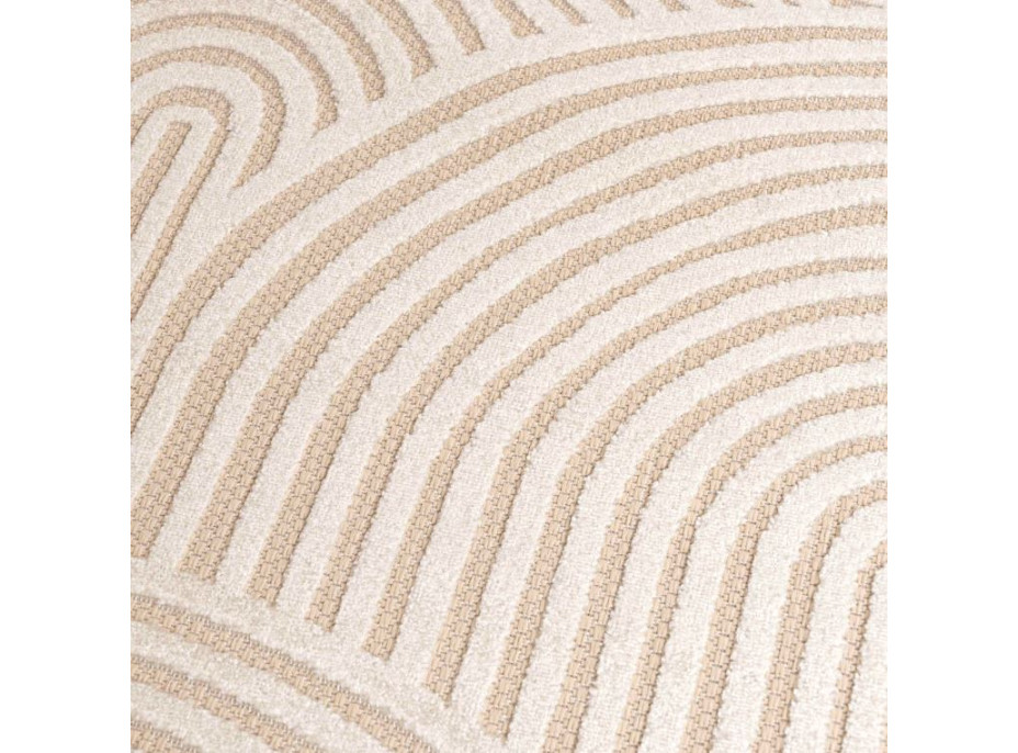 Kusový kulatý koberec MADISON Dunes - krémový/béžový