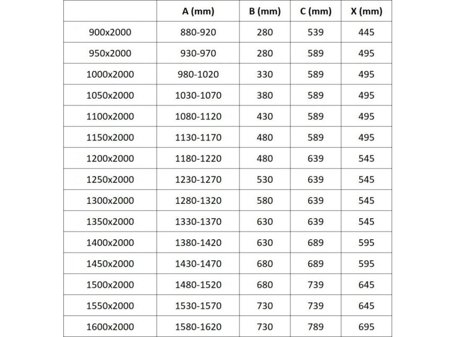 Sprchové dvere MEXEN EXO pivotové - dvojdielne - 135 cm - číre - zlaté - 819-135-000-50-00