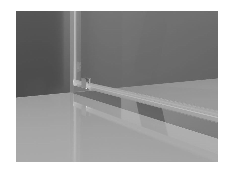 Sprchové dvere MEXEN EXO pivotové 90 cm - číre - chrómové - 8181-090-000-01-00