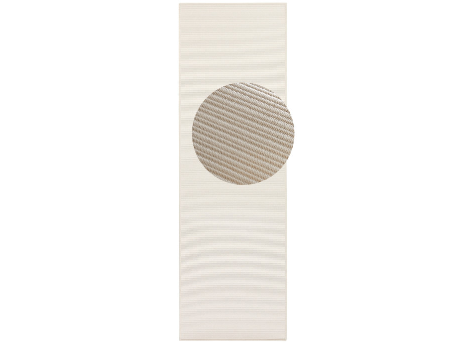 Behúň Nature 103531 Cream White – na von aj na doma