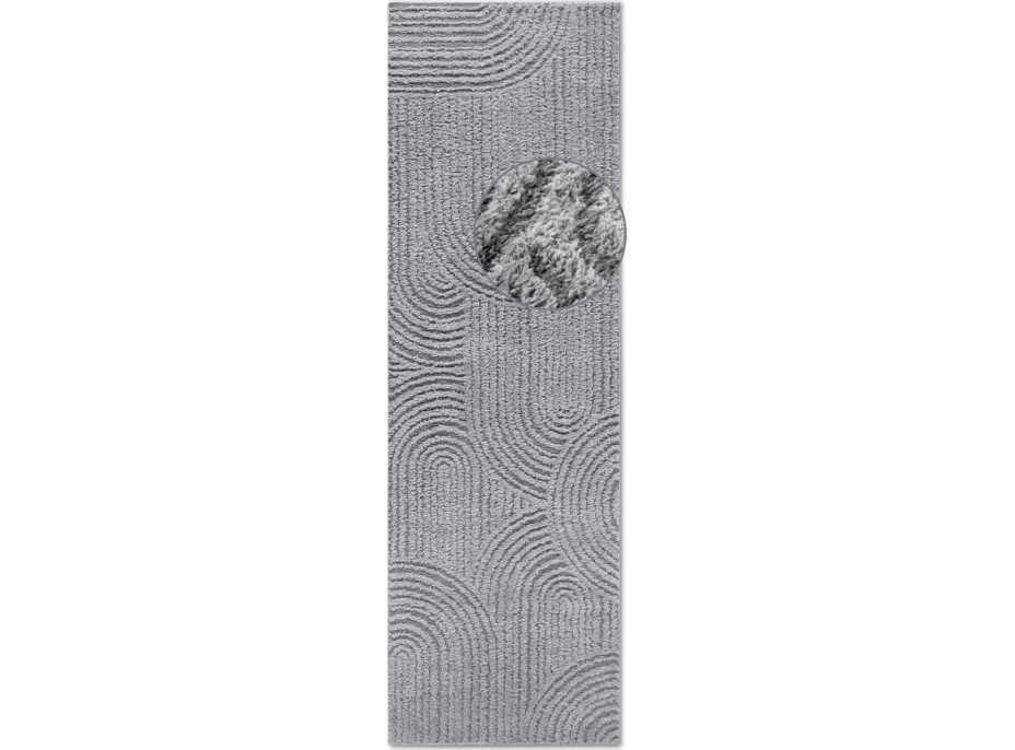 Behúň Gallery 106091 Light Grey z kolekcie Elle