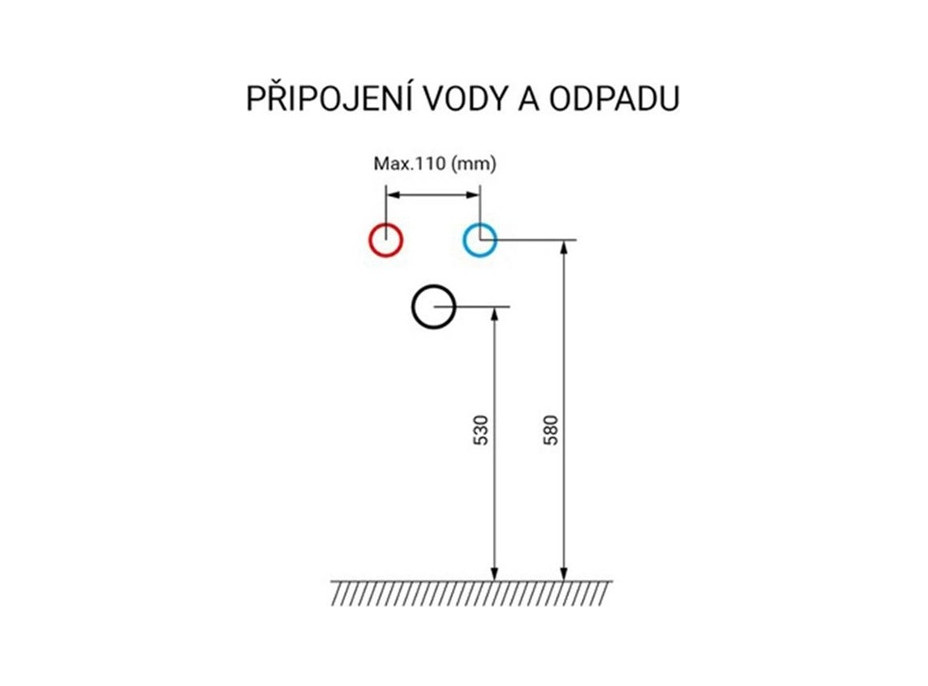 Kúpeľňová skrinka bez umývadla AIRA 81 cm - Dub Kronberg