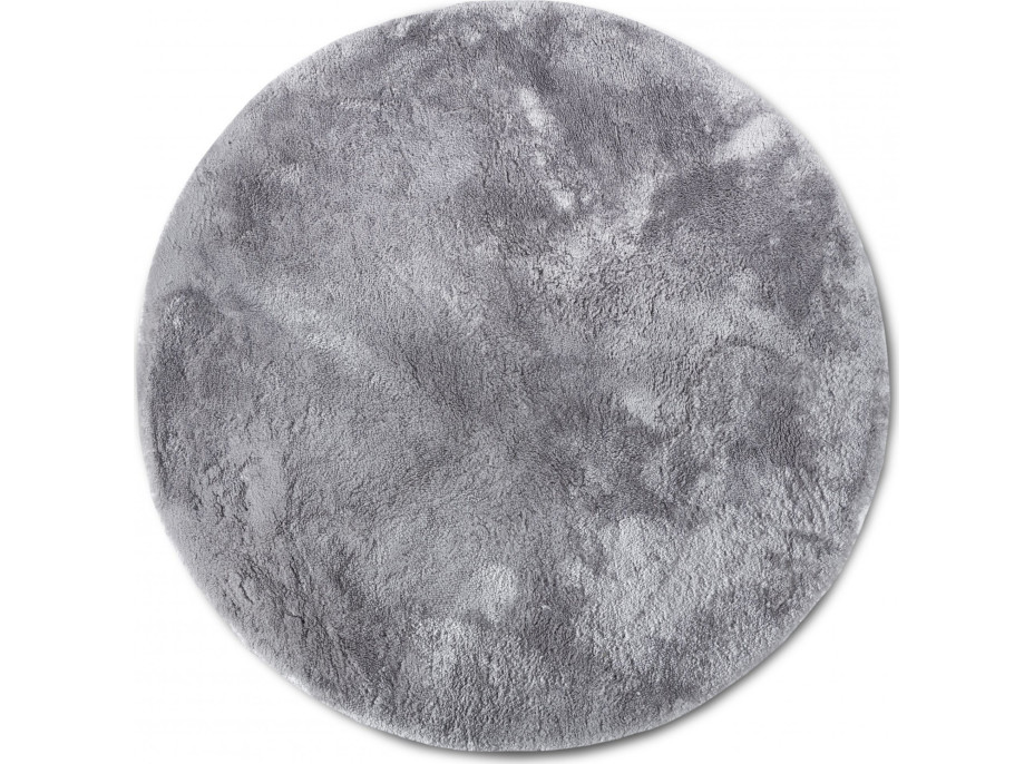 Kusový koberec Cosy 106110 Silver kruh z kolekcie Elle