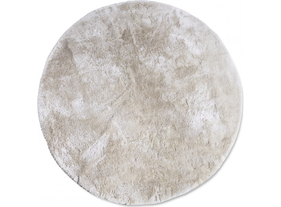 Kusový koberec Cosy 106111 Cream kruh z kolekcie Elle