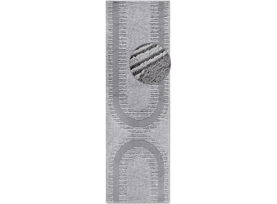 Behúň Gallery 106088 Light Grey z kolekcie Elle