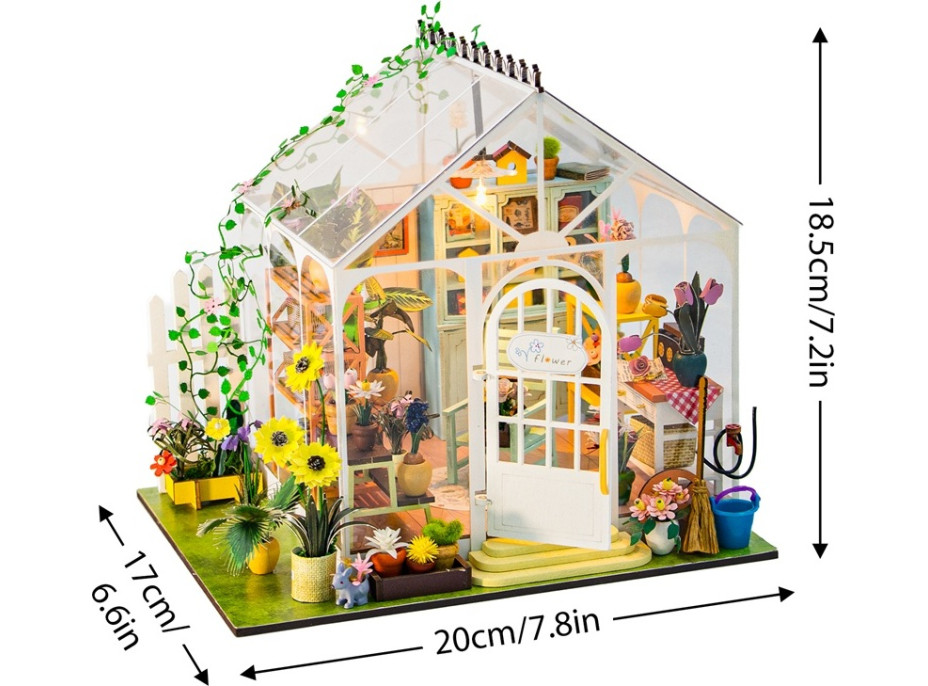 2Kids Toys miniatúra domčeka Rozkvitnutý altánok