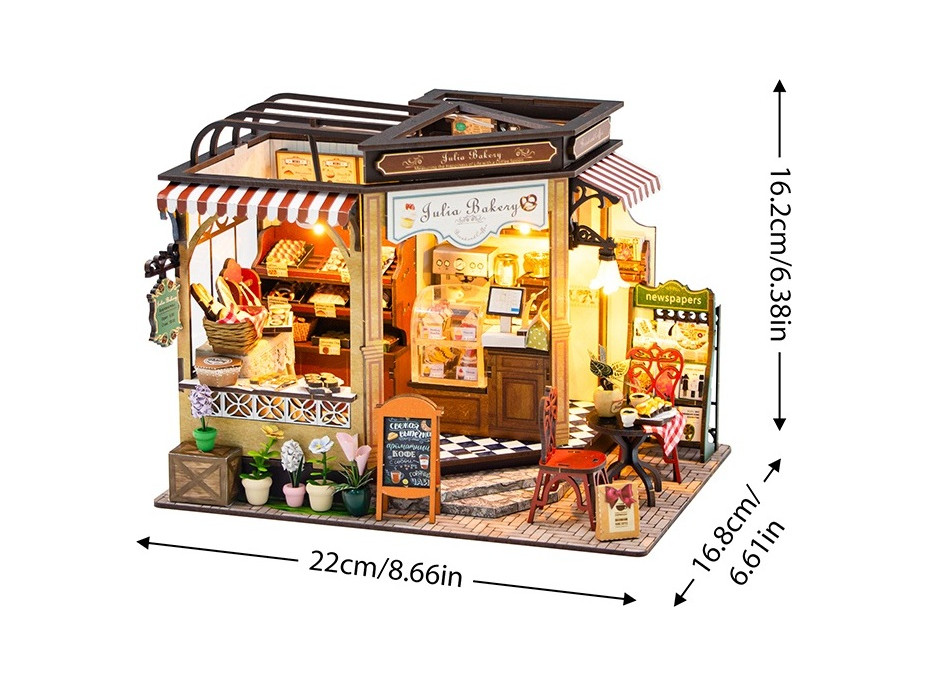 2Kids Toys miniatúra domčeka Juliino pekárstvo