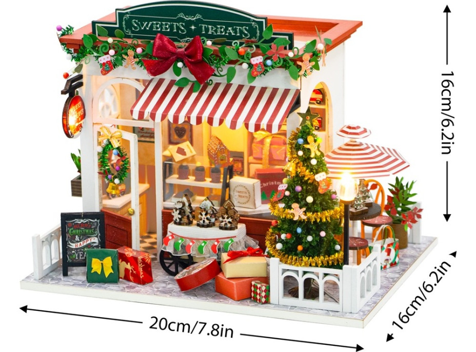 2Kids Toys miniatúra domčeka Vianočná cukráreň