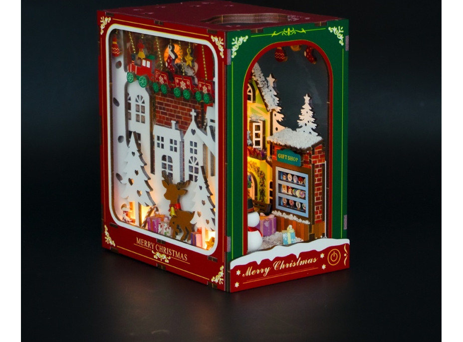 2Kids Toys Zarážka na knihy Biele Vianoce