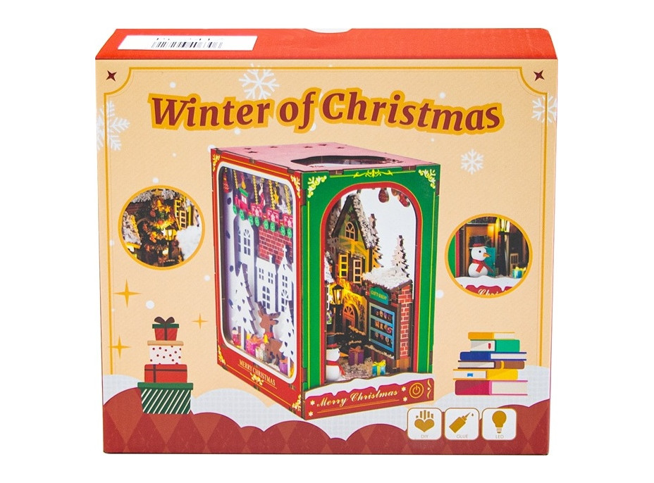 2Kids Toys Zarážka na knihy Biele Vianoce
