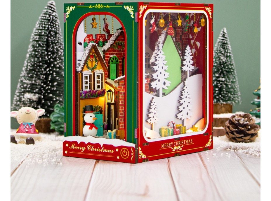 2Kids Toys Zarážka na knihy Biele Vianoce