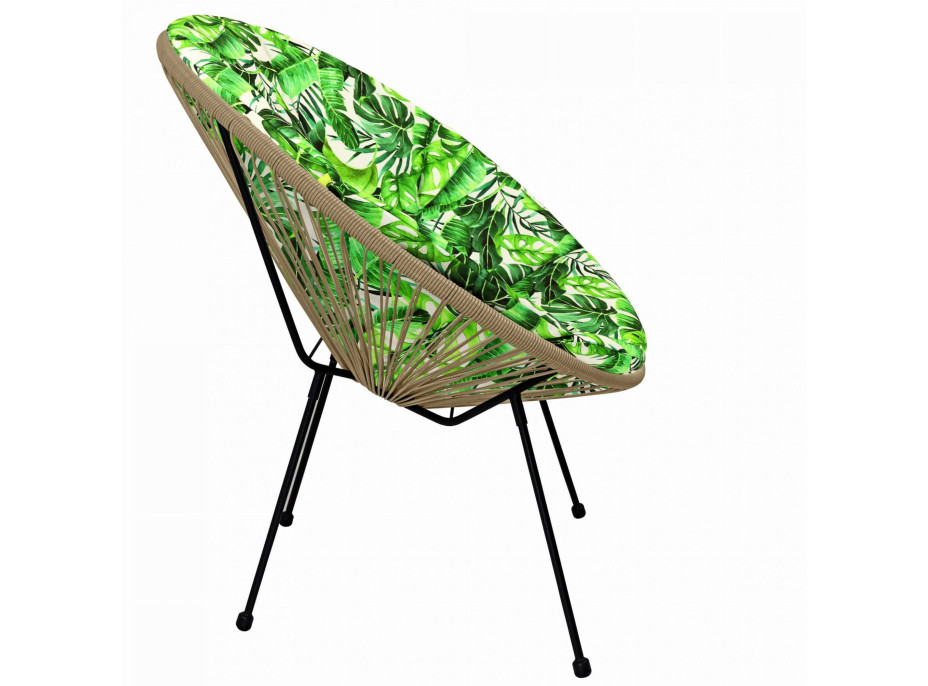 Vodeodolný podsedák do záhradného kresla ACAPULCO 91x72 cm - Jungle