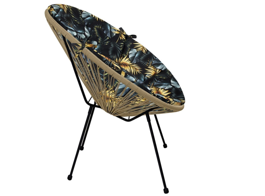 Vodeodolný podsedák do záhradného kresla ACAPULCO 91x72 cm - Zlaté palmy