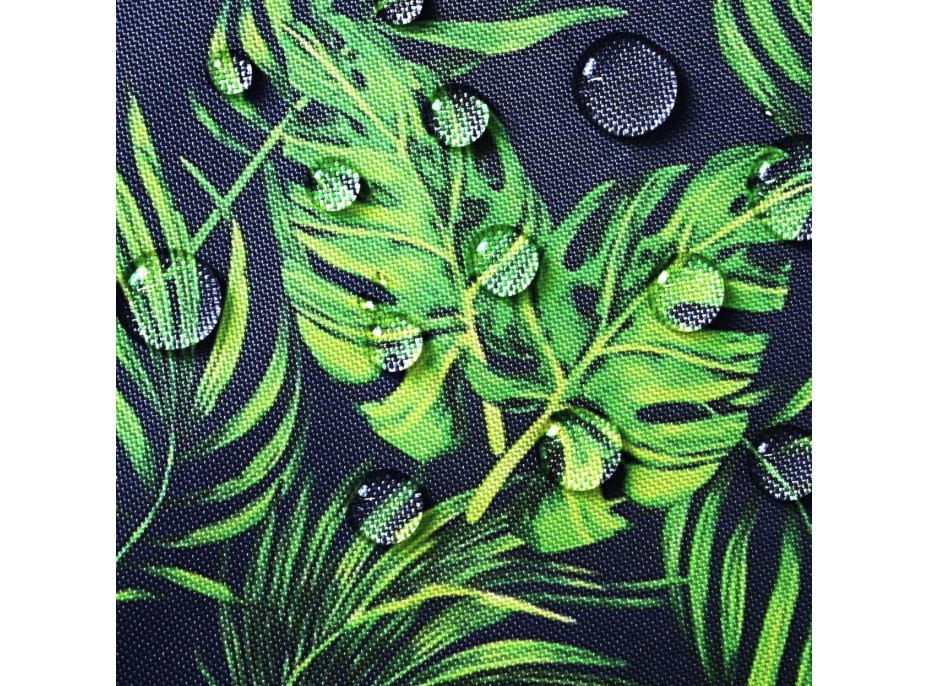 Vodeodolný podsedák do záhradného kresla ACAPULCO 91x72 cm - Monstera