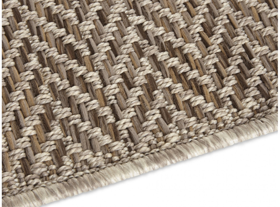 Kusový koberec Brave 103615 natural Brown z kolekcie Elle – na von aj na doma