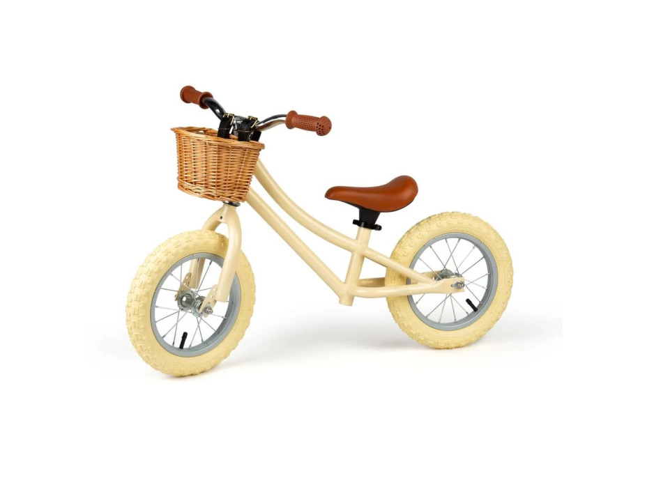 Bigjigs Toys Balančné odrážadlo krémové