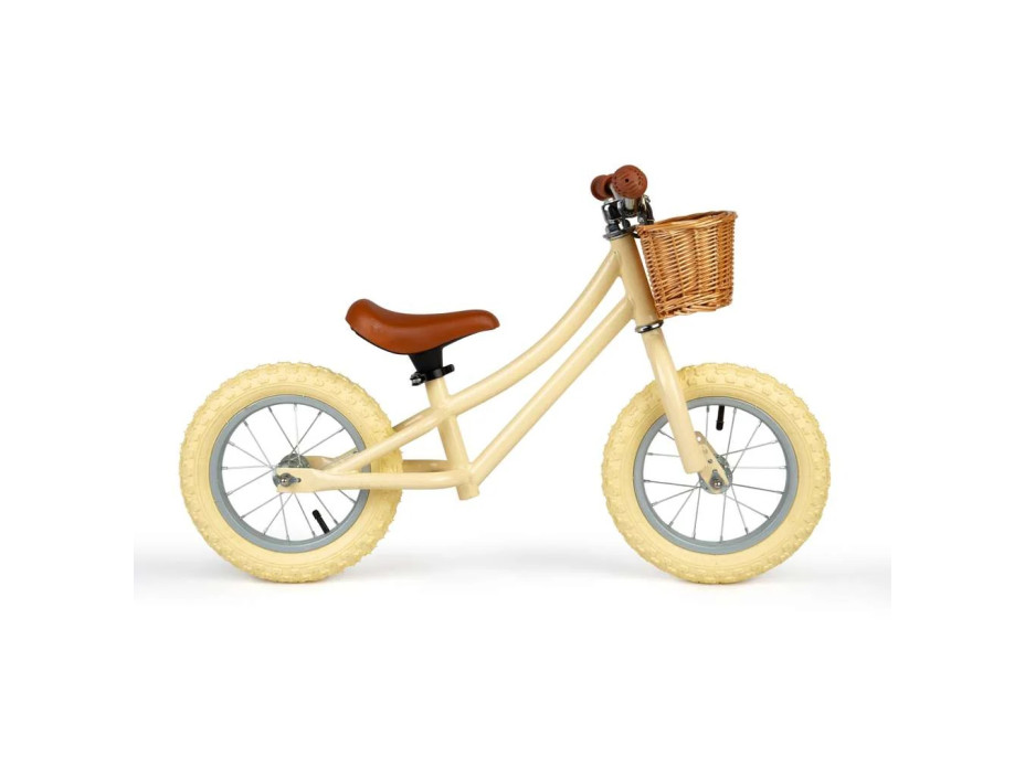 Bigjigs Toys Balančné odrážadlo krémové