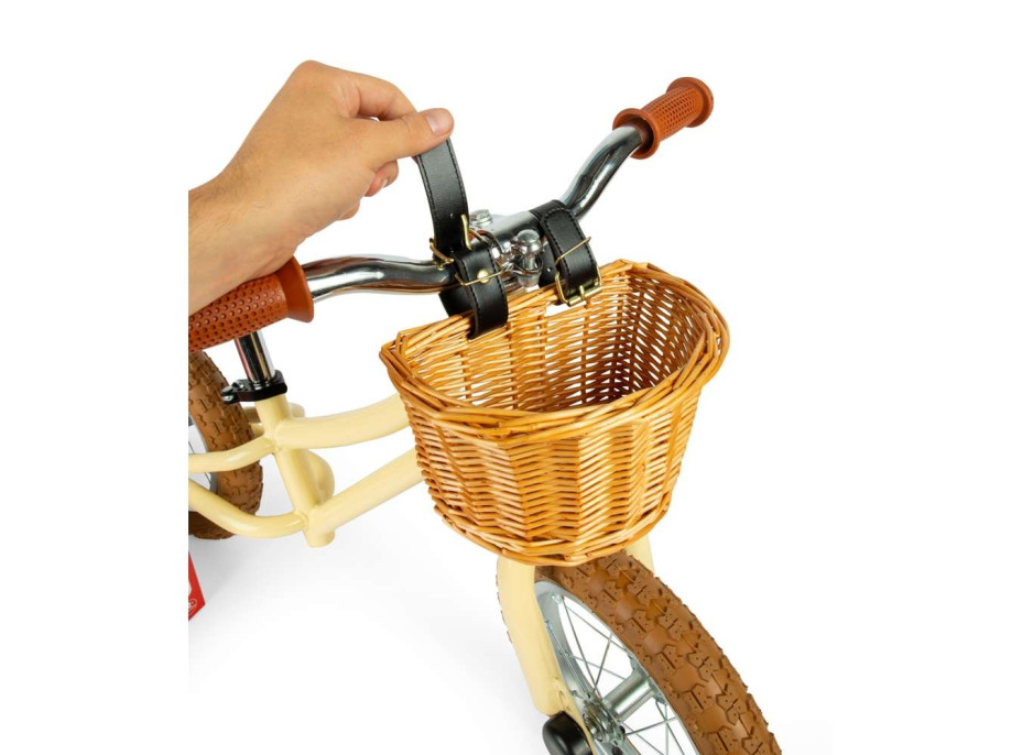 Bigjigs Toys Balančné odrážadlo krémové